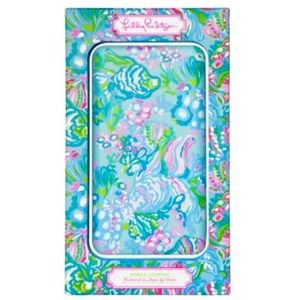 Lilly Pulitzer Mobile Charger Aqua La Vista Phone Travel Charger NEW